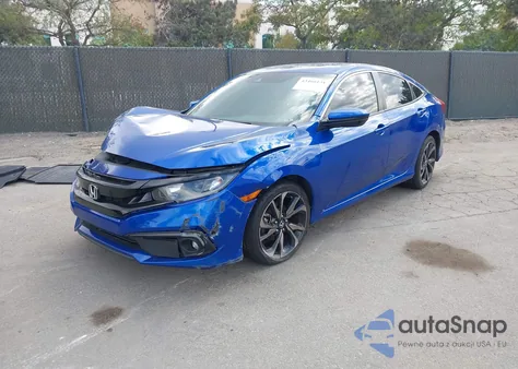 2020 Honda Civic Sport z USA, uszkodzony, nr VIN 2HGFC2F8XLH547255